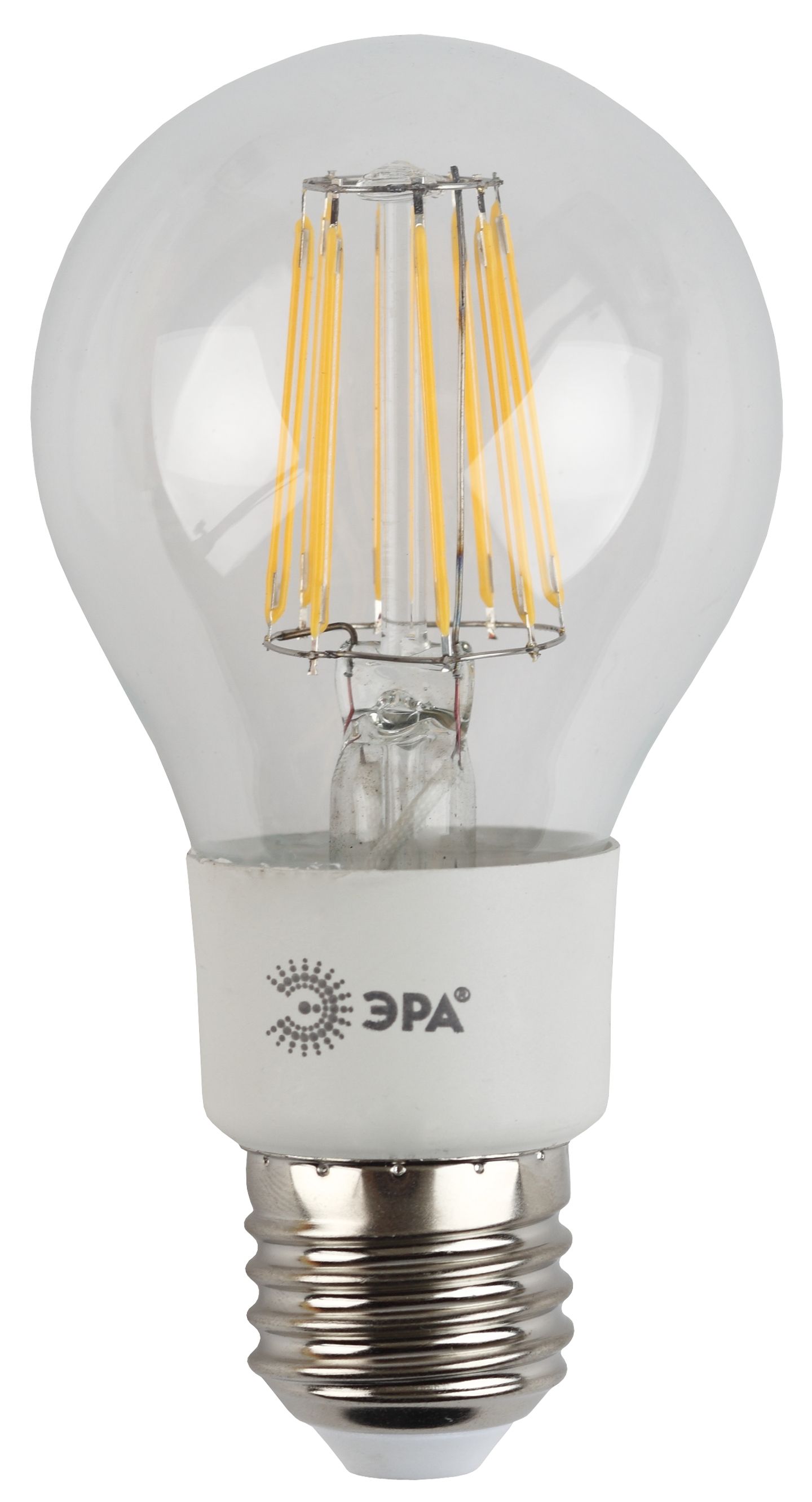 Лампа светодиодная ЭРА F-LED А60-5w-827-E27 (25/50/1200)