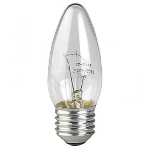 Лампа накаливания 020144 PILA B35 40W 230V  E27 свеча CL (10/100/7200)