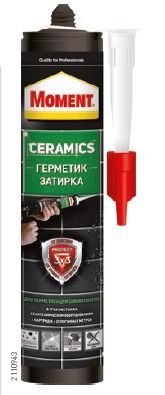 Герметик-Затирка Moment Ceramics 280 мл, БЕЛАЯ.2110943,12 шт в упаковке