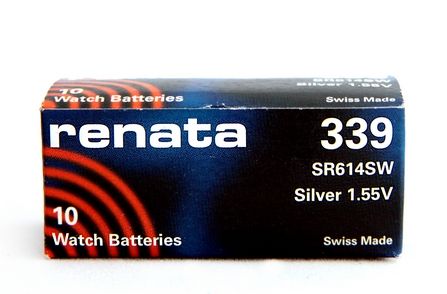 Батарейка RENATA SR614 (339)  (10)(100)