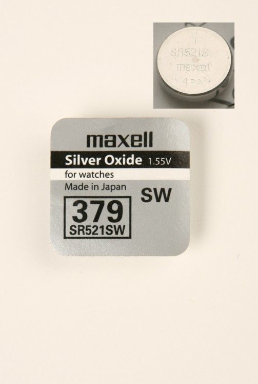 Батарейка MAXELL SR521 G0(379)  (10)(100)