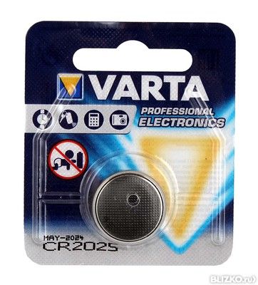 Батарейка VARTA 6025 CR-2025 (10)