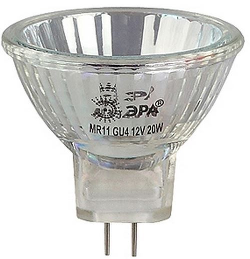 Лампа Галогенная ЭРА GU4-MR11-35W-12V-30Cl (10/200/14400)