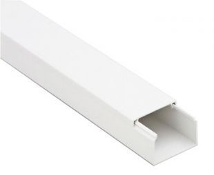 Кабель-канал T-PLAST ПВХ 60х60 белый,минимальное количество 24 метра