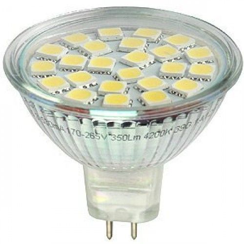 Лампа светодиодная ЭРА LED smd MR16-4w-827-GU5.3 (10/100/4800)