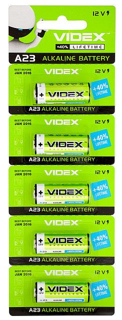 Батарейка VIDEX A23  12V (5/50)
