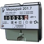 Электросчетчик МЕРКУРИЙ 201.7 230V 60A однотарифный однофазный