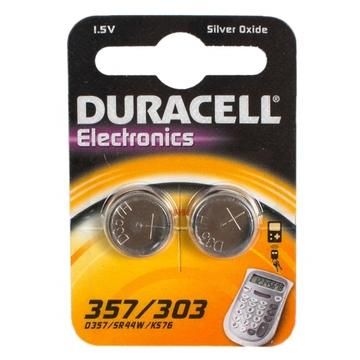 Батарейка DURACELL SR44 (357/303) BP-2 Silver
