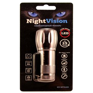 фонарь NightVision NV-MT9LED  (алюмин,9LED,3хААА )     1 / 144