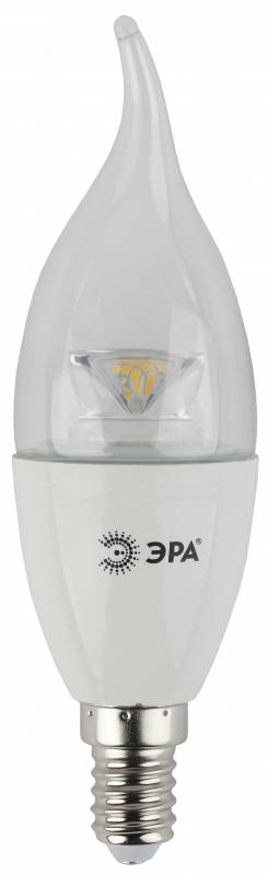 Лампа светодиодная  ЭРА LED smd BXS-7w-827-E14-Clear.. (10/100/2100)