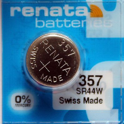 Батарейка RENATA SR44W (357)  (10)(100)