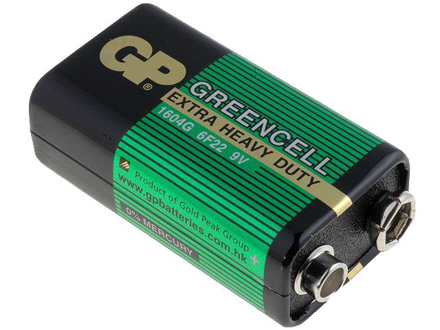 Батарейка GP 6F22 (крона)   (10)(500)