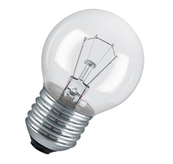 Лампа накаливания 020779 PILA P45 60W 230V E27 шар CL (10/100/6000)