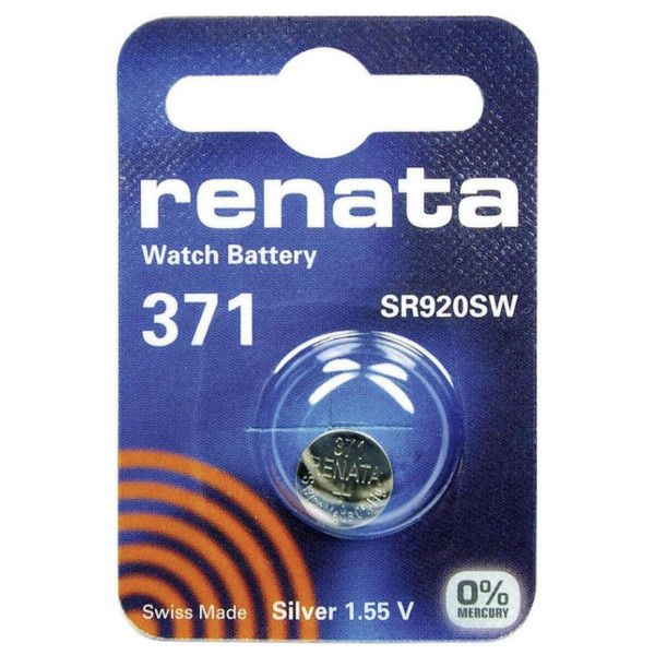 Батарейка RENATA SR920 G6 (371)  (10)(100)