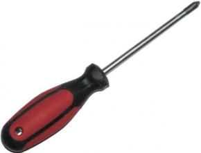 Отвертка крестовая "WhirlPower" CR-V, намагниченный наконечник, резиновая маслобензостойкая ручка 2 х 200 мм
