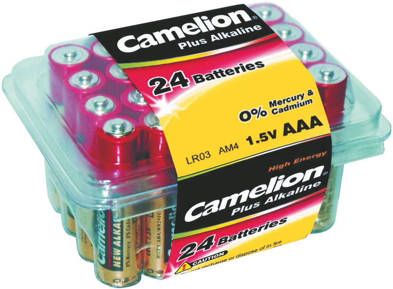 Батарейка CAMELION LR-03 plastik box (24) (576)