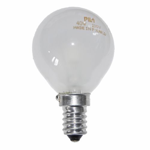 Лампа накаливания 020885 PILA P45 40W 230V E14 шар FR (10/100/6000)