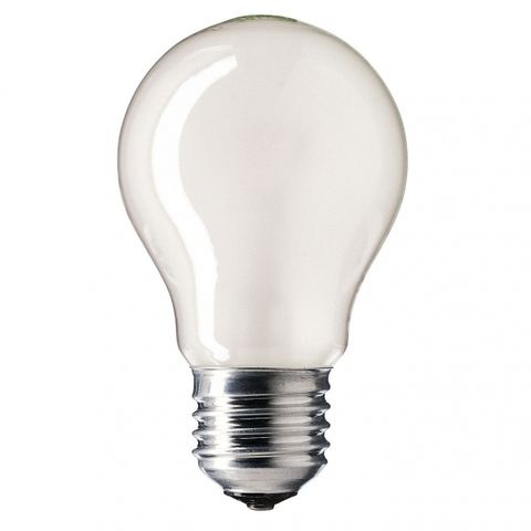 Лампа накаливания 021653 PILA A55 75W 230V E27лон FR (10/120/2880)