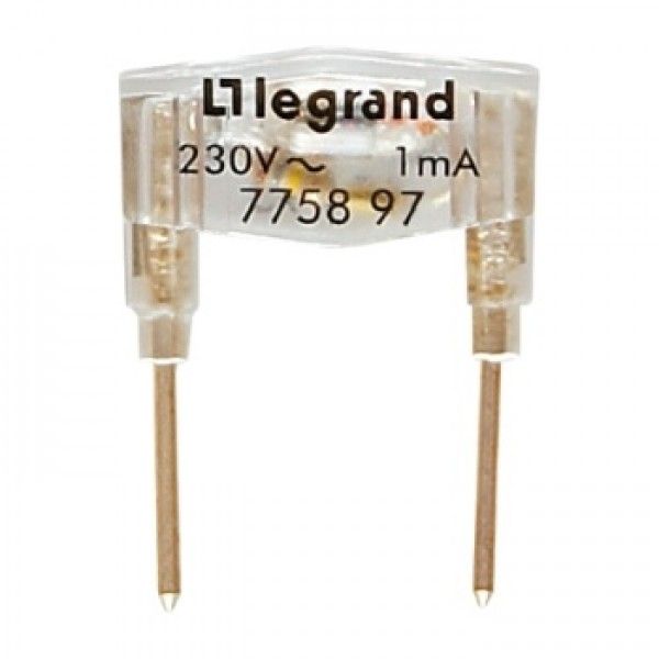 Legrand Valena лампа зеленая 260В 0,5мА ,775897