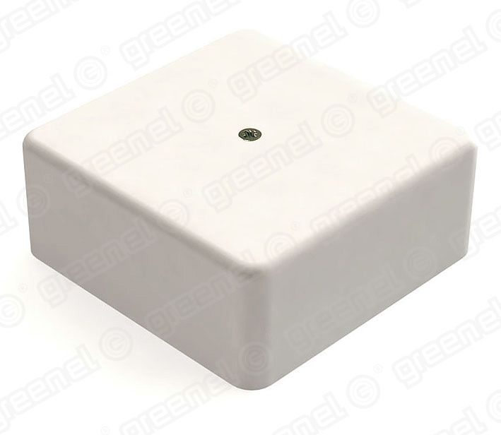 GREENEL Коробка распаячная наружняя 100*100*44 белая IP40 ,GE41221-01