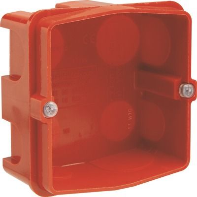Legrand Подрозетник (для роз. 32А) 85х85х40мм красный ,80184