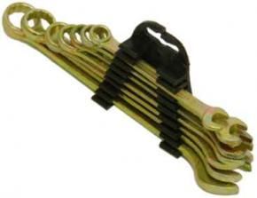 Набор ключей комбинированных 8 предметов (8-19 мм), оцинкованных в пластиковой клипсе