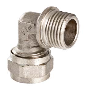 Уголок металлопласт. 16х1/2"наружная.(Valtec)