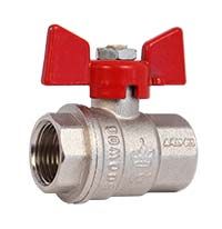 802 Кран шаровый KAISER  3/4" г/г бабочка усил.
