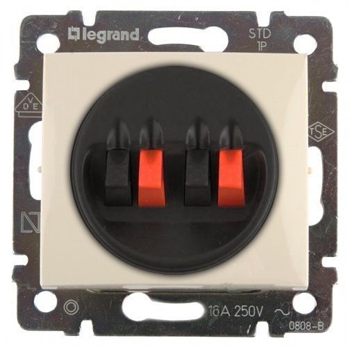 Legrand Valena Розетка аккустическая 4 контакта крем ,774324