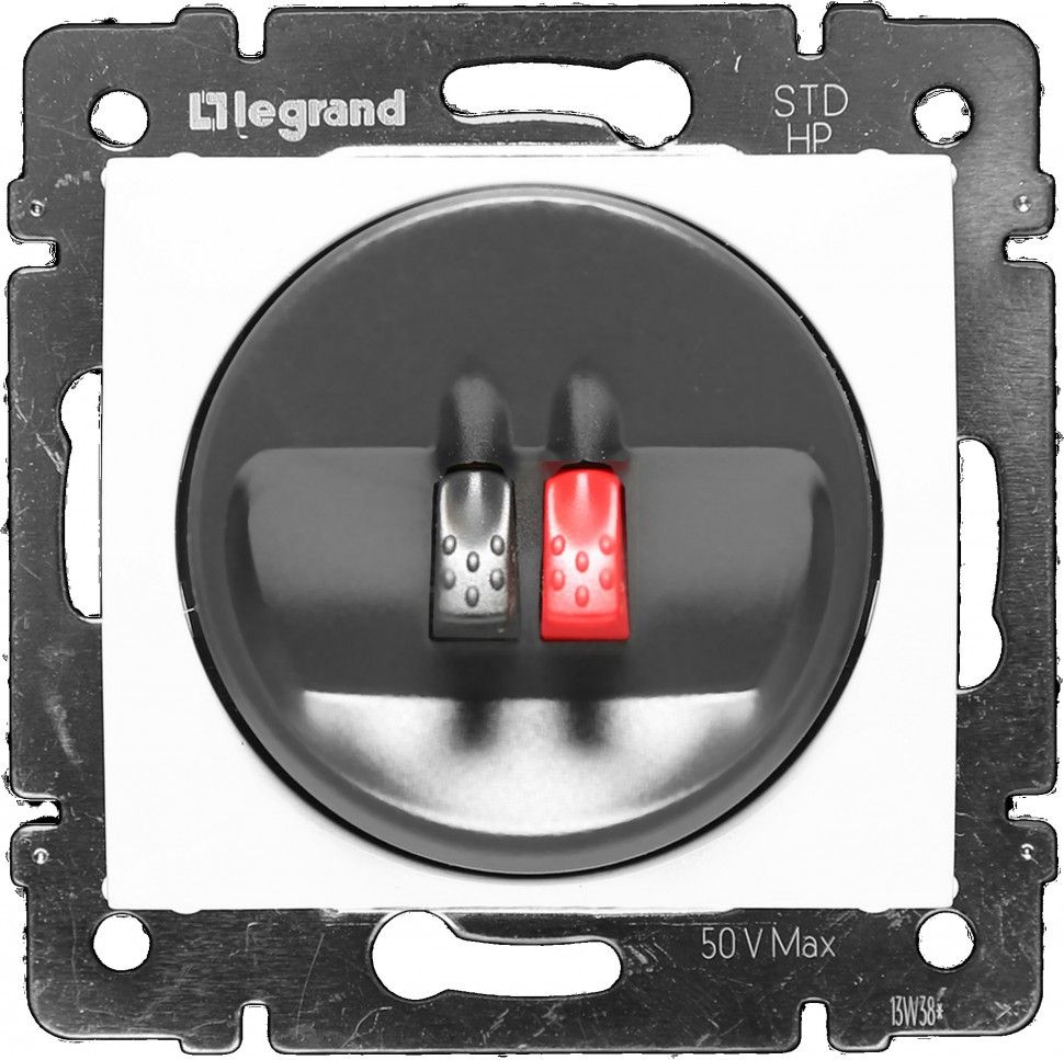 Legrand Valena Розетка аккустическая 2 контакта белая ,774223