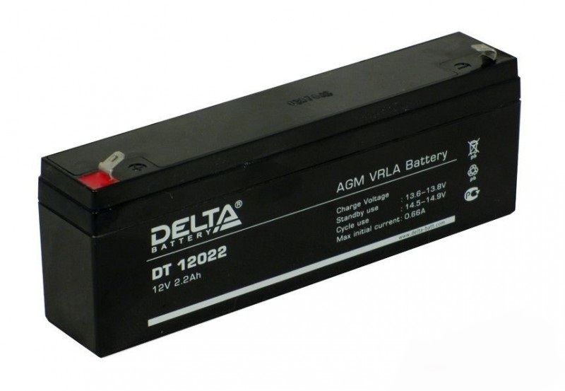 Аккумулятор DELTA 12V  2,2Ah