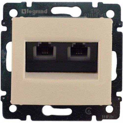 Legrand Valena Розетка TF 2-я крем ,774339