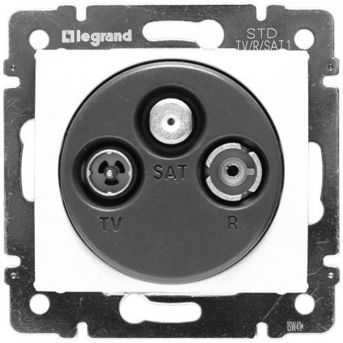 Legrand Valena Розетка TV+SAT1+FM белая ,774435